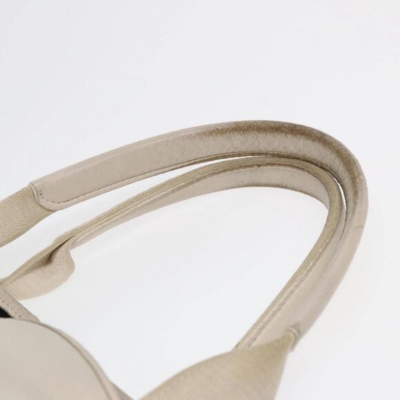 BALENCIAGA Navy Cabas Hand Bag Leather White Silver - Picture 12 of 16